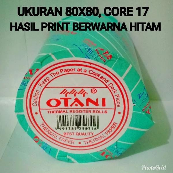 

Kertas Thermal 80x80 Core 17, Harga Perdus Merk Otani