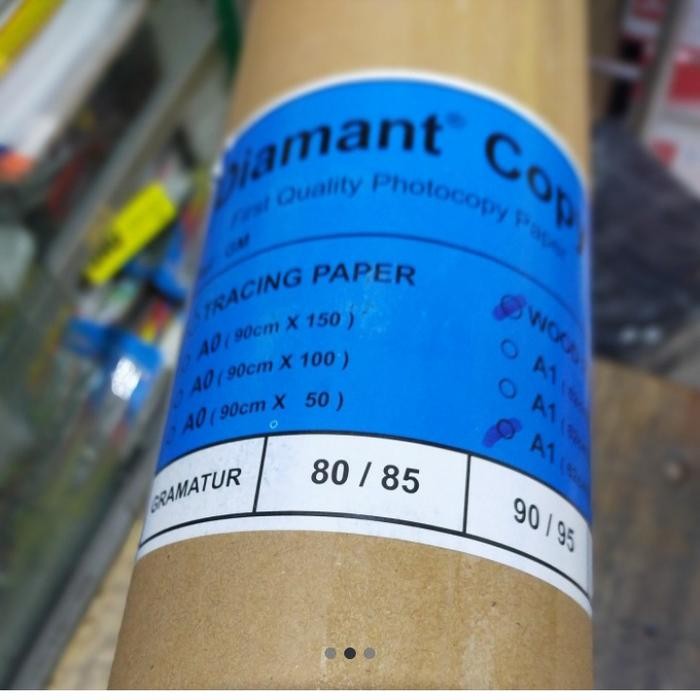 

Kertas Plotter HVS DIAMANT A1 (60CM) x 150 M x 80/85 gr