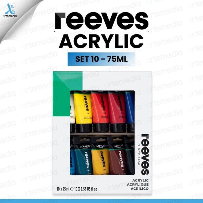

Stok Baru Cat Akrilik Reeves Artist Set 10x75ml
