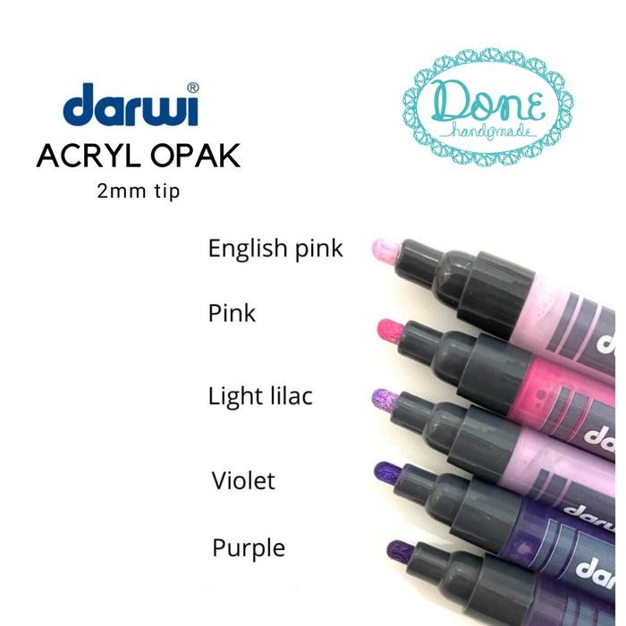 

Stok Baru darwi marquer ACRYL opak acrylic pen alat lukis resin Cat lukis opak 1