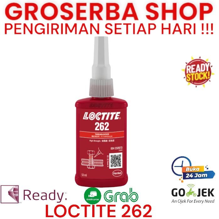 

Stok Baru LEM BAUT 262 50ML THREAD LOCKER 262 50 ML