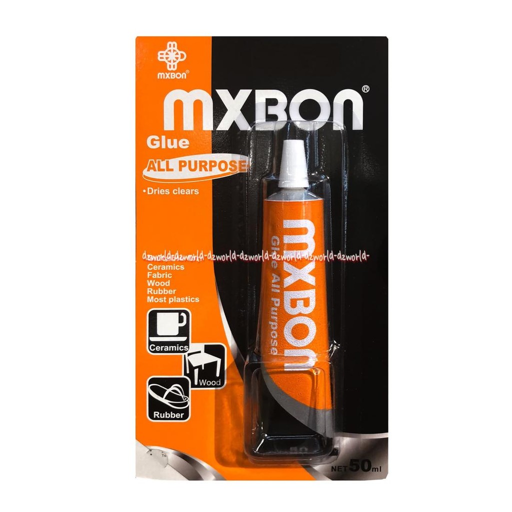 

Stok Baru Mxbon Glue All Purpose Lem Keramik Kayu Karet 50ml