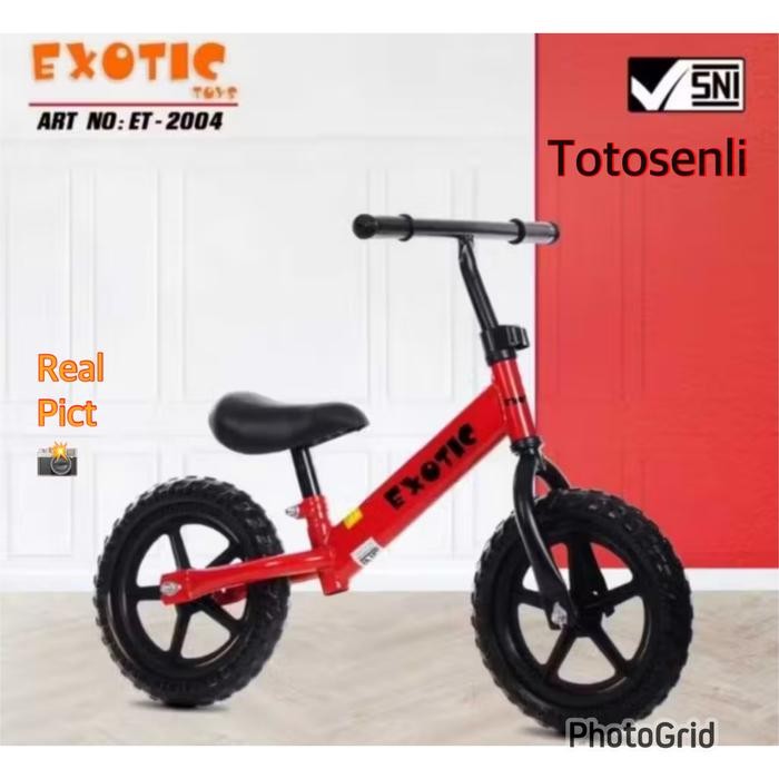 Sepeda Anak Balance Bike // Pushbike Tanpa Pedal Exotic 2004 New