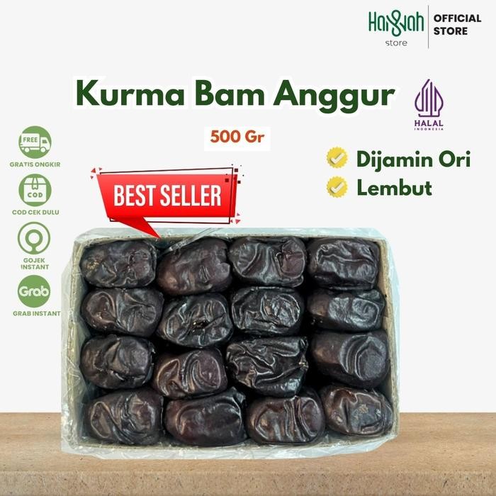 

ORIGINAL Kurma Bam Anggur Black Diamond Premium Fresh Original READY STOCK
