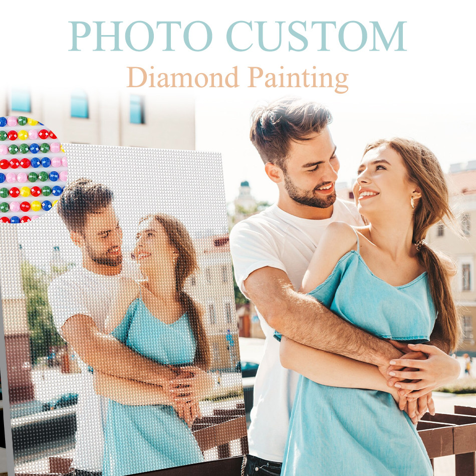 Photo Custom Diamond Painting With Your Own Photo Diamond Embroidery Full Square Round Diamond