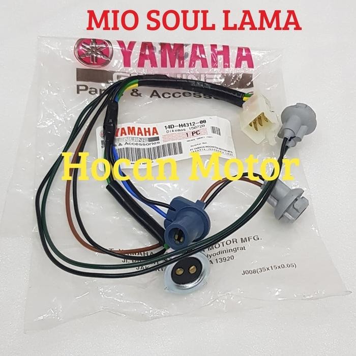PITING SOKET SOCKET LAMPU DEPAN MIO SOUL LAMA ASLI YGP