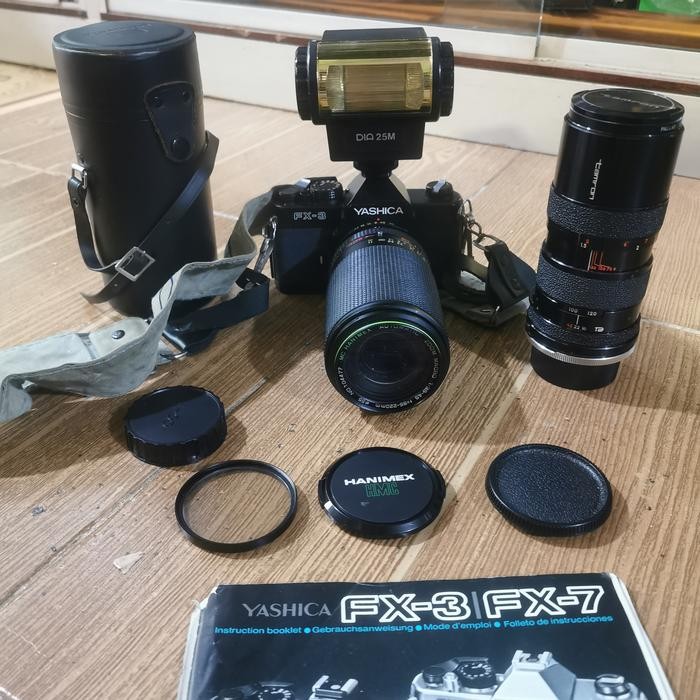 Jual Camera Yashica Fx3 Lensa Tambron Dan Hanimex