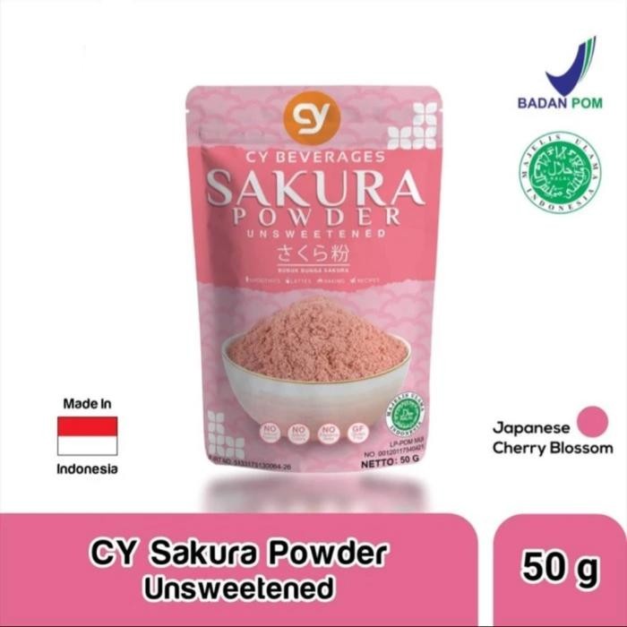 

CY Sakura Powder Unsweetened 50 g ( Bubuk Sakura )