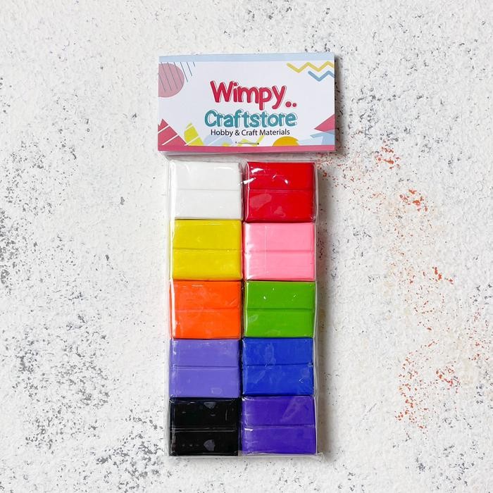 

Paket Wimpy Polymer Clay Starter Kit Art Set Paket Kerajinan Polymer