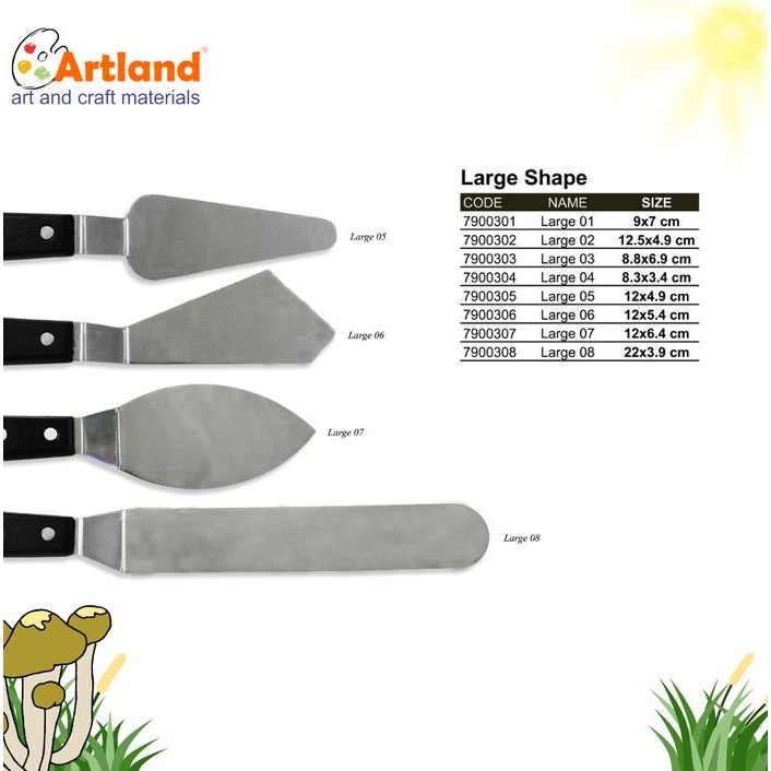 

De Goya Palette Knife Large Alat Melukis Profesional Berbagai Bentuk