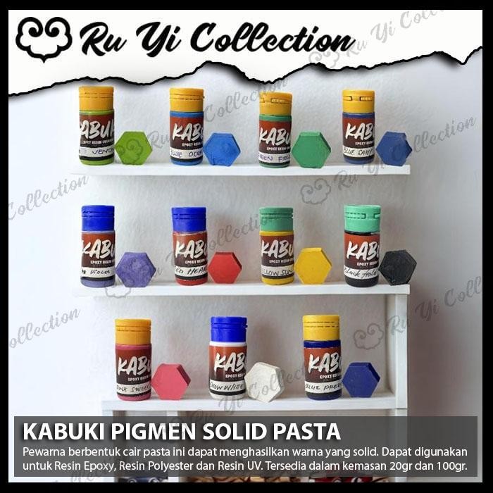 

Kabuki Pigmen Solid Pasta Untuk Pewarna Resin Epoxy