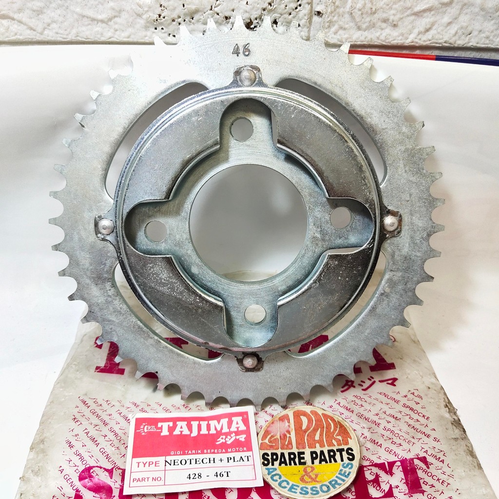 Gir Gear belakang GLPRO NEOTECH GL PRO NT MEGA PRO 46T 428 Limited Item Barang Langka Spare Part Mot