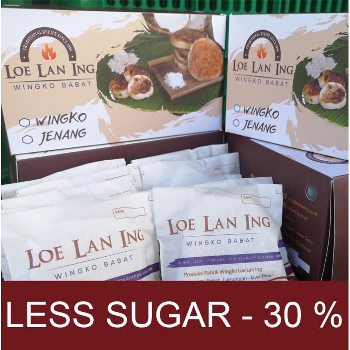 

(Allthebest) Loe Lan Ing Wingko Babat Small isi 10 LESS SUGAR