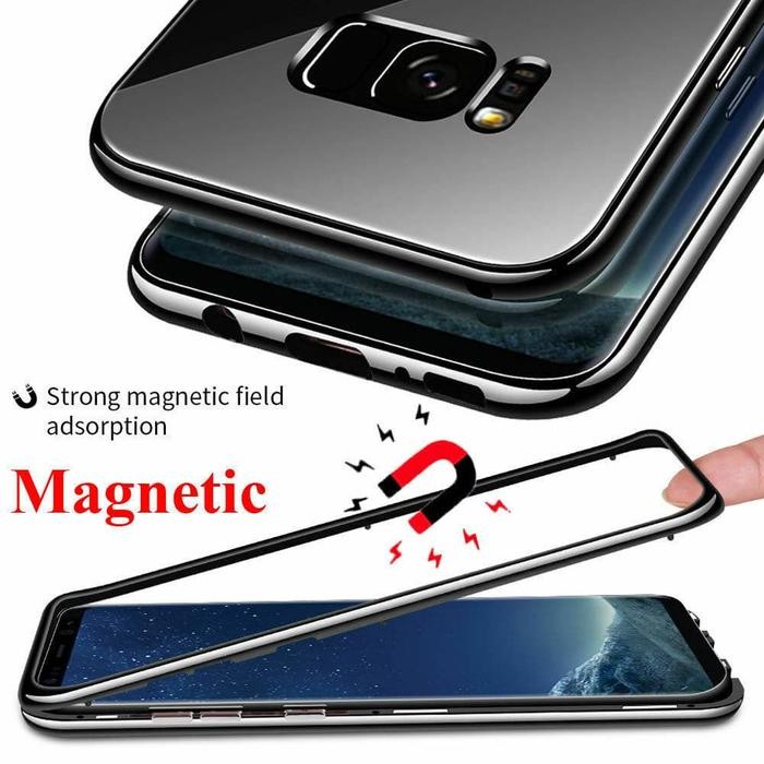 TERBARU SAMSUNG GALAXY S7 EDGE S7EDGE LUXURY MAGNETIC CASE GLASS BACK COVER TERMURAH