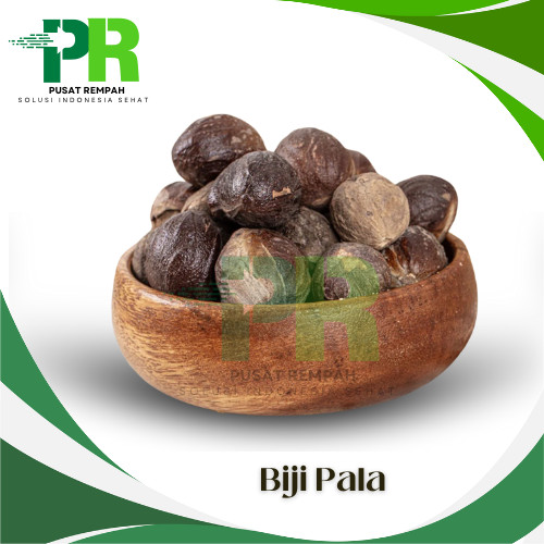 

100g Biji Buah Pala Alami Nutmeg Premium / Bumbu Pelengkap Masakan Biji Pala Kering Utuh 100 Gram Pusatrempah