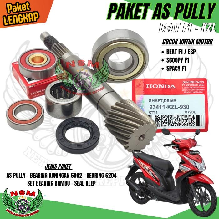 PAKET 5ITEM AS PULLY BEAT F1,BEAT ESP,SCOOPY F1,BEAT POP,BEAT STREET,SPACY F1 / PAKET AS
