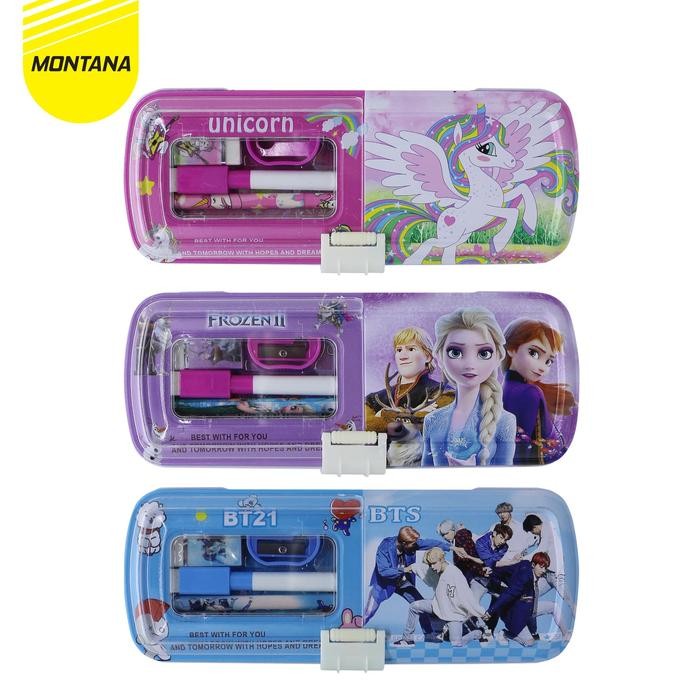 

Kenko Stationary - Kotak Pensil Pencil Case Study Set Tempat Alat Tulis 3323