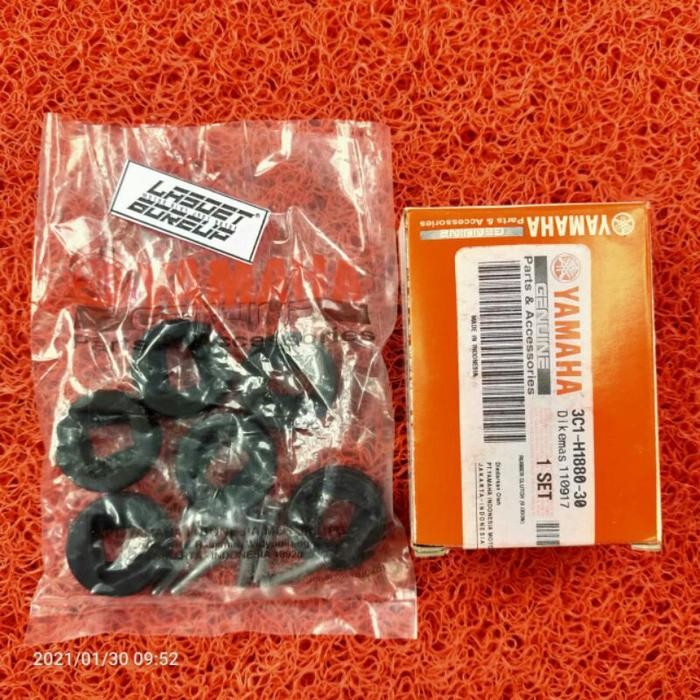 ASLI KARET RUMAH KOPLING SET DAMPER CLUTCH DUMPER VIXION OLD NEW JUPITER MX NEW BYSON NEW R15 ORI