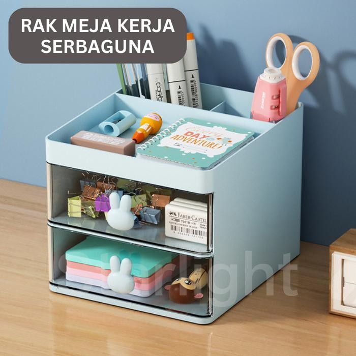 

Kenko Stationary - Starlight Rak Organizer Susun Stationary Atk Meja Kantor Rak Meja Kotak Laci