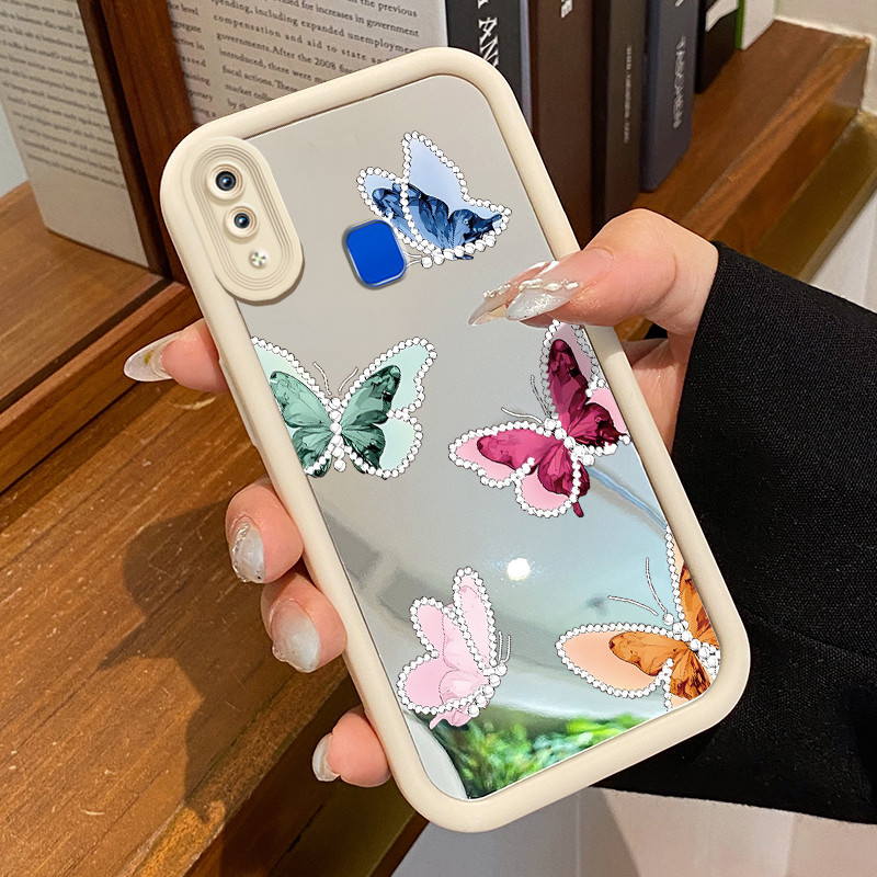 Casing Hp VIVO Y95 Y93 Y93s Y91 Y91i Case Casing Graffiti Love Butterfly Silikon Kesing Cesing Cermi