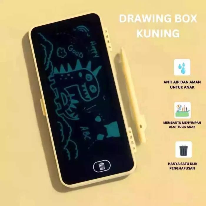 

Deli Stationary - Kotak Pensil 2In1 Lcd Writing Pad Drawing Board Pencil Case Per Pcs Souvenir Keren