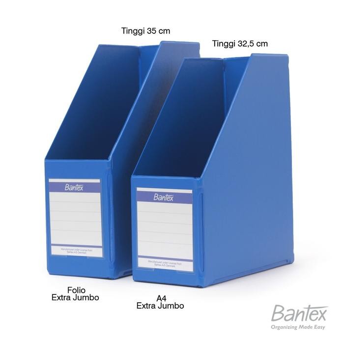 

Khusus Gosend! Bantex Box File Magazine File Extra Jumbo Folio Blue #4021 01