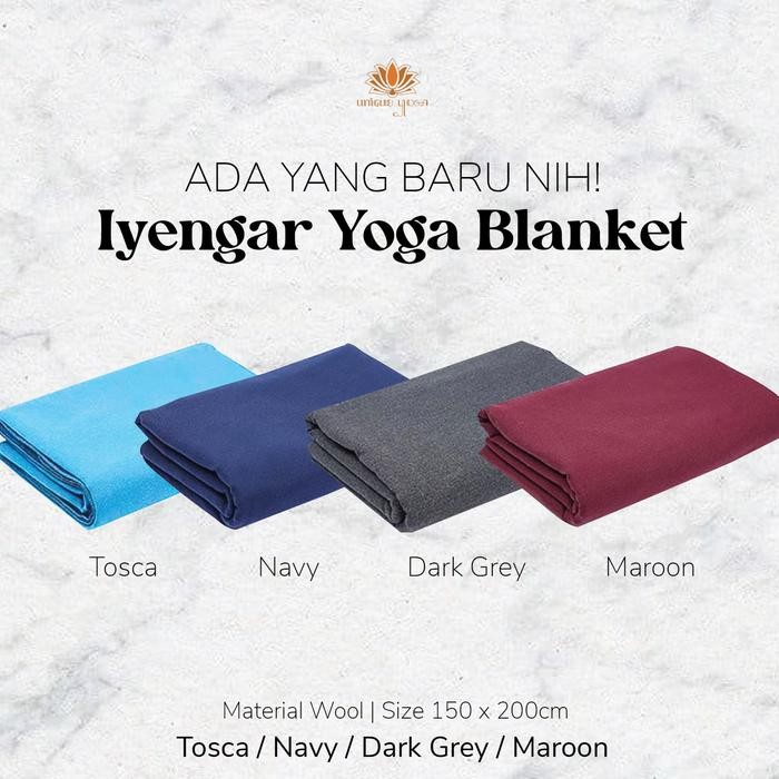 Iyengar Yoga Blanket / Blanket Senam Yoga / Selimut Olahraga Yoga Wool / Blanket Yoga Super Soft