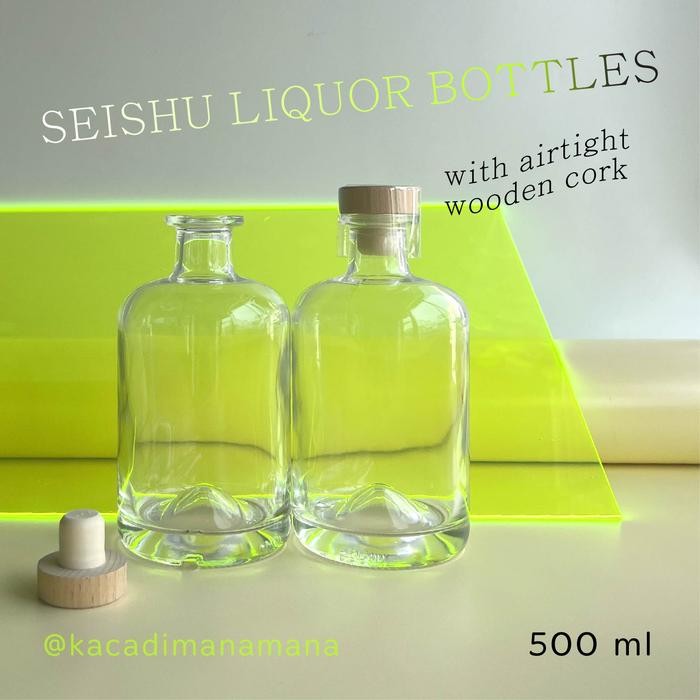 SRIY Botol Kaca Liquor Seishu Bottle - Botol Kaca Liquor Seishu