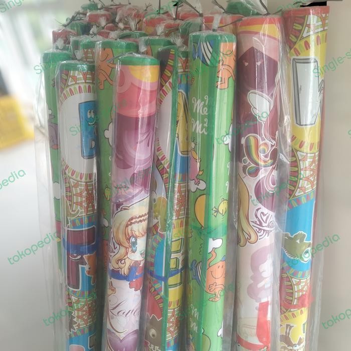 VFTD Tiker Gulung Plastik/ Karpet Lantai Motif / Lipat 120X200