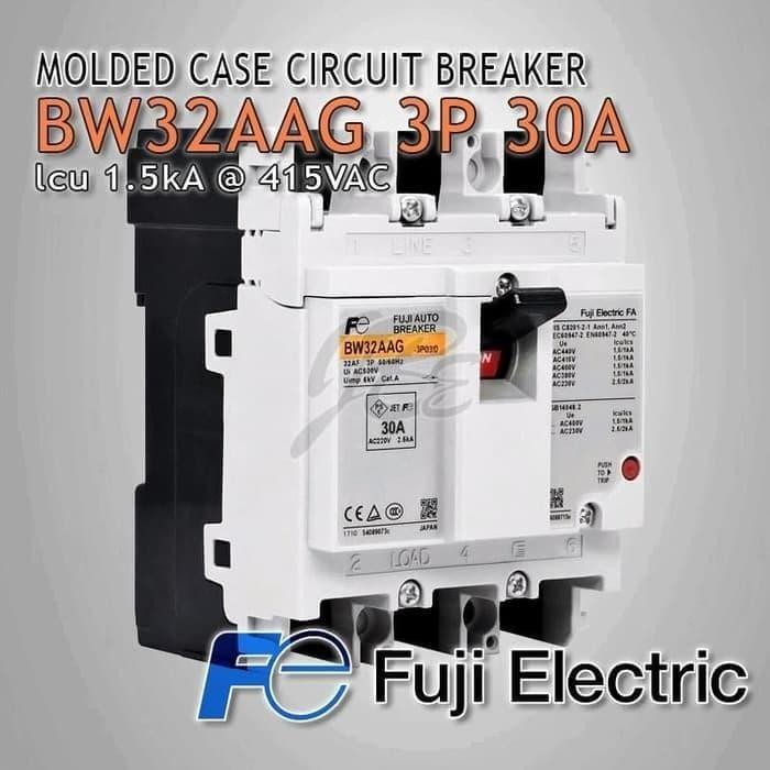 MCCB Fuji BW32AAG 3P 30A
