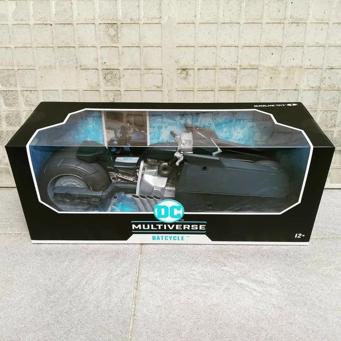 MCFARLANE TOYS DC MULTIVERSE BATCYCLE BATMAN WHITE KNIGHT MOTOR CYCLE
