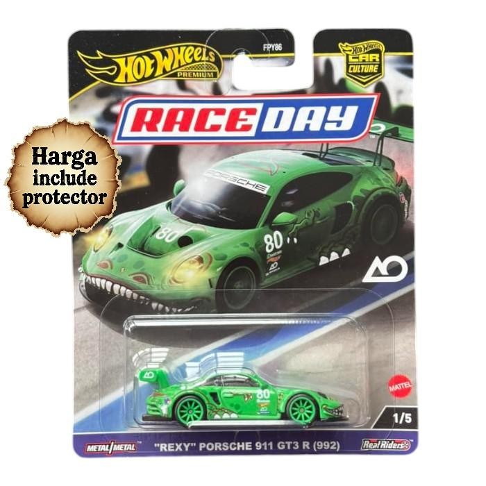 Rexy Porsche 911 GT3 R (992) Hotwheels Premium Race Day Japan Card