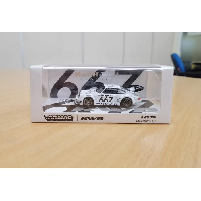 Tarmac Porsche RWB 930 COASTCYCLES WHITE