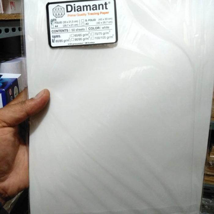 

Diamant Transprint / Kertas Kalkir Ukuran F4 Isi 50 Shet