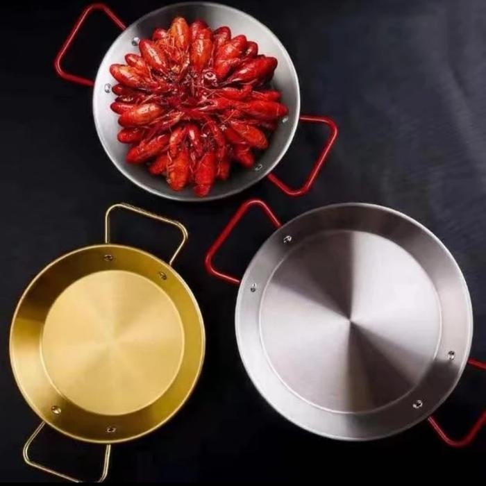 Paella/Seafood Pan Silver 30 Cm