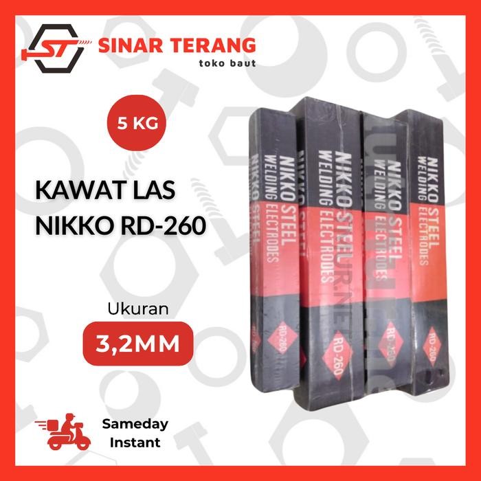 NIKKO RD260 3.2MM KAWAT LAS / WELDING ELECTRODE ELEKTRODA LAS LISTRIK