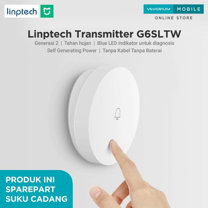 Sparepart Transmitter G6SLTW Xiaomi Mi Home Linptech Doorbell