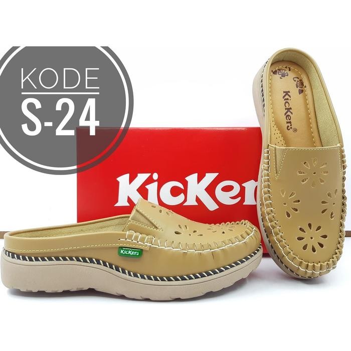 dap Fashion Sandal Mules Wanita Kickers Kode S-24