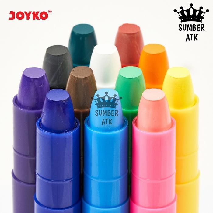 

Silky Crayon Krayon Halus Joyko Slc-A Warna 12 , 24 , 36 Dan 48 Warna