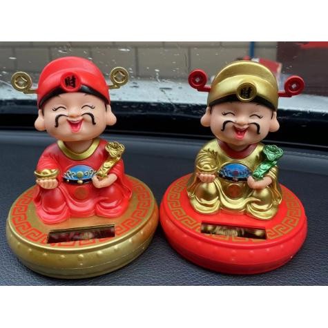 Pajangan Caisen Dewa Rezeki Caisen Chai Sen Rezeki Patung Solar Caishen Dewa Rezeki Pajanga