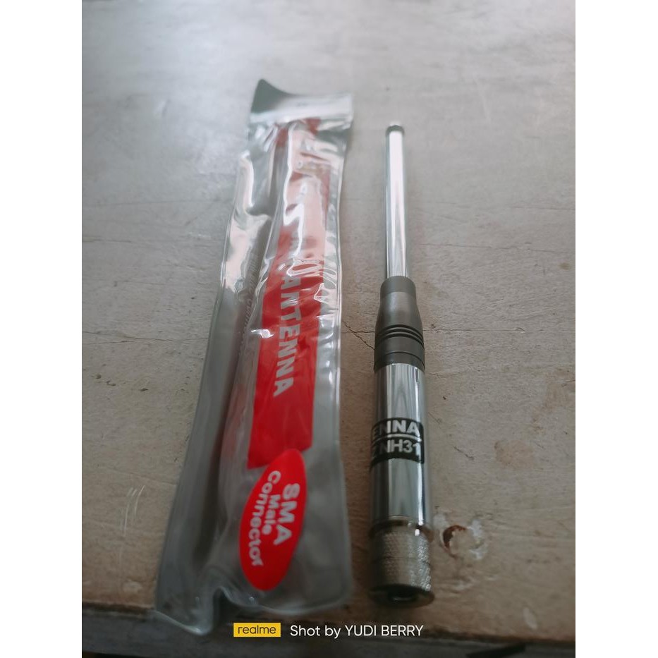 Antena Ht Tarik Ulur Antena NH31 Dual Band Antena Yaesu Kenwood SMA Ml