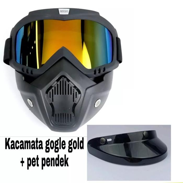 SIAPKIRIM google gogle mask kacamata helm motor cross trail googles READY STOCK