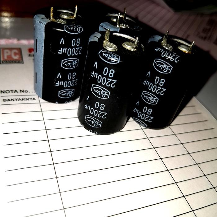 Elco 2200Uf 80V 2200 Uf 80 V Terlaris