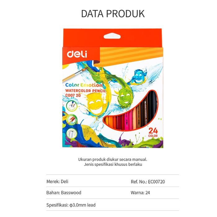 

Deli EC00720 Pensil Warna Painting 24C