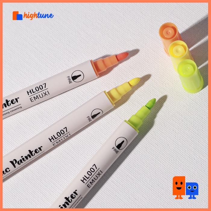 

Hightune Acrylic Marker Set Spidol Akrilik Dual Tip 12/24/36/48 Warna Dua Ujung - Stationery