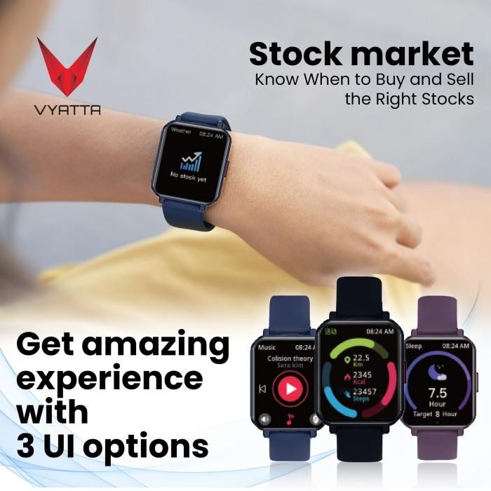 (Allthebest) VYATTA FITME PRO X GEN 2 SMARTWATCH LARGE SCREEN 1.69" 24 SPORT MODE