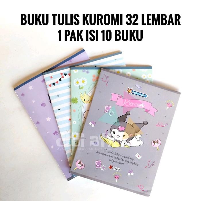 

TUMI Buku Tulis New Star Sanrio Kumori 32 Lembar 1 Pak Isi 10 Pcs - Paper Stationery