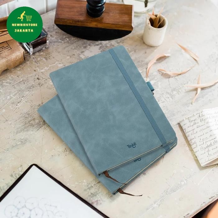 

TUMI Toddi Buku Jurnal Hardcover Notebook Diary 200 Halaman Grid A5