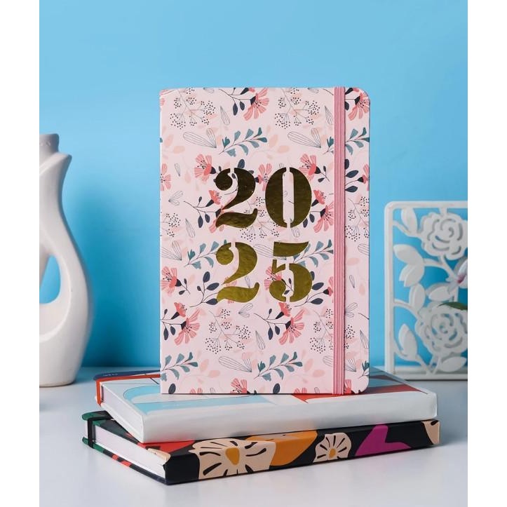 

TUMI Bukuqu Weekly Planner 2025 - Agenda Motif Bunga - Jurnal Tahunan
