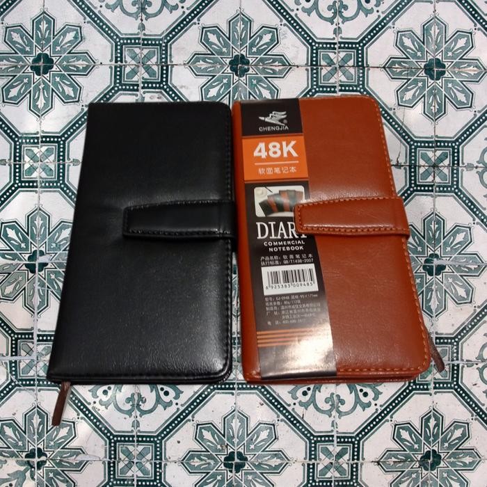 

TUMI New!!! Buku Agenda Cover Kulit Kancing Magnet 48K